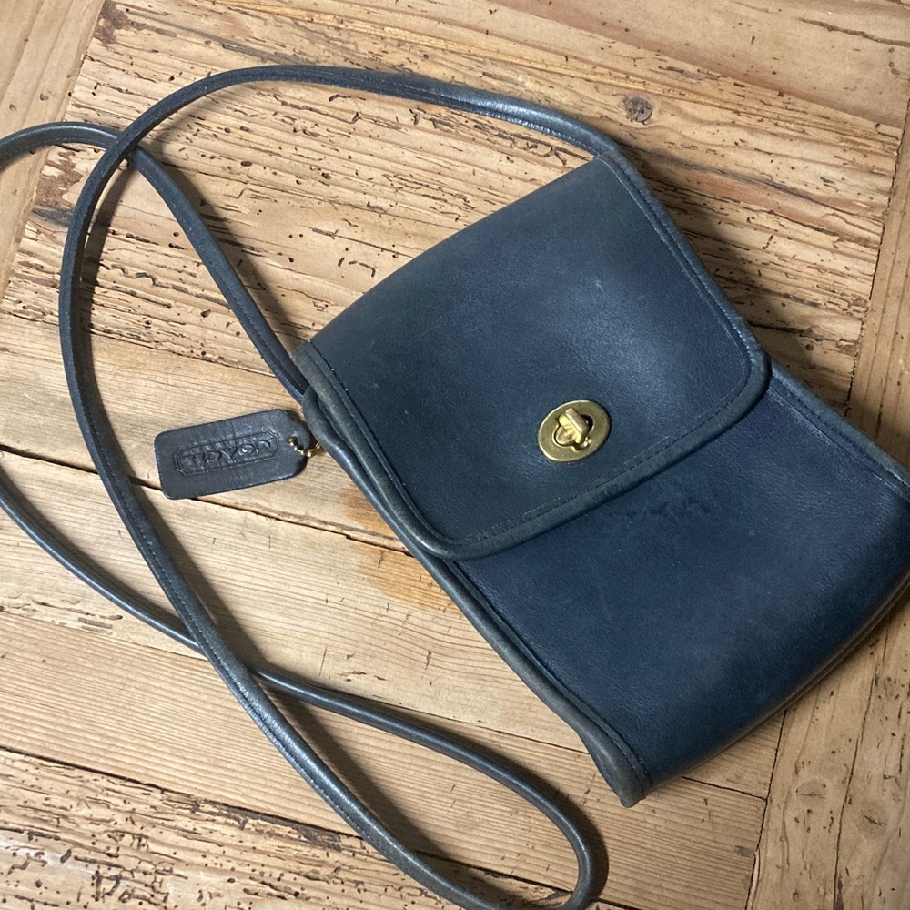 Vintage Coach leather “scooter bag”